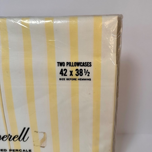 Vintage Lady Pepperell Fine Combed Percale Pillowcases β Set of 2, New Old Stock - Picture 2 of 3